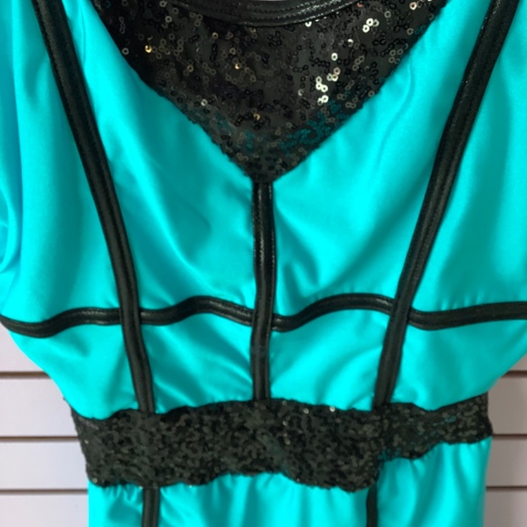 Dance costume dress made by A Wish Come True. size adult Large - Picture 4 of 7